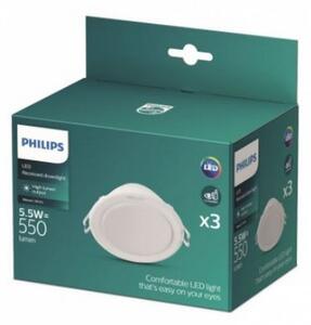 Philips - К-кт 3x LED Лампа за окачен таван MESON LED/5,5W/230V