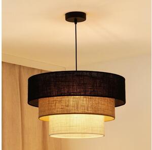 Brilagi - Полилей ASPEN LUNETA 1xE27/15W/230V пр. 45 черно/беж/крем