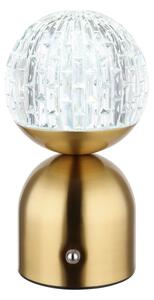 Globo 21007M-LED Димируема сензорна настолна лампа JULSY LED/2,5W/3,7V 2700/4000/6500K месинг