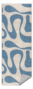 Синя пътека подходяща за пране 80x200 cm Blue Latte – Mila Home