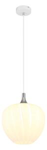 Globo 15548H1W - Пендел MAXY 1xE27/60W/230V Ø 29 см бял
