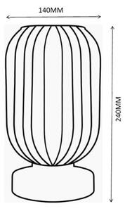 Globo 15469TS - Настолна лампа NORMY 1xE27/40W/230V сив