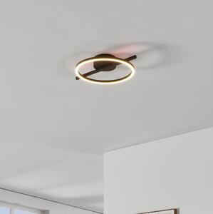 Eglo 901113 - LED Димируем плафон AMANDOLO LED/17W/230V черен + д.у