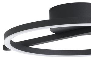 Eglo 901113 - LED Димируем плафон AMANDOLO LED/17W/230V черен + д.у