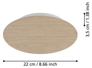 Eglo 901739 - LED аплик ALAMILO LED/9,2W/230V 3000K бежов