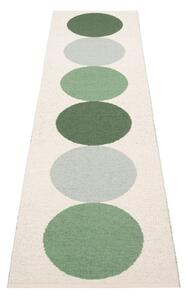 Зелена и кремава пътека за открито и закрито 70x280 cm Otto Herb – Pappelina