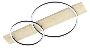 Eglo 901716 - LED Плафониера BOYAL 2xLED/12W/230V 3000K бежов/черен