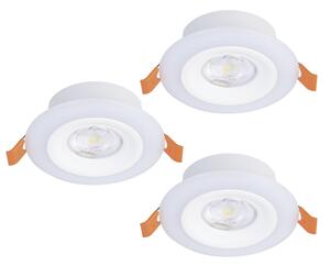 Eglo 901117- Комплект 3xLED RGB димируемо осветително тяло за баня CALONGE 3,8W/230V IP44 + дистанционно управление