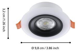Eglo 901118- Комплект 3xLED RGB димируемо осветително тяло за баня CALONGE 3,8W/230V IP44 + с дистанционно управление