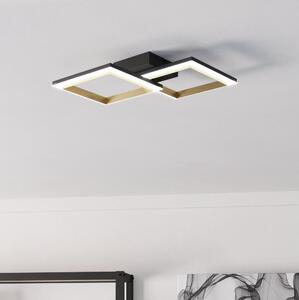 Eglo 901225-LED Димируем плафон CALLIERA LED/18,4W/230V черен/златист