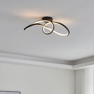Eglo 901158-LED RGBW Димируем плафон CALAROSSA-Z LED/22W/230V черен