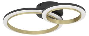 Eglo 901223 - LED Димируем плафон CALLIERA LED/12W/230V черен/златист
