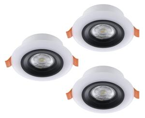 Eglo 901118- Комплект 3xLED RGB димируемо осветително тяло за баня CALONGE 3,8W/230V IP44 + с дистанционно управление