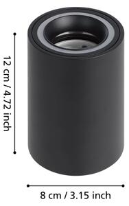 Eglo 901168 - LED RGBW Димируем спот CAROSSO-Z LED/4,9W/230V черен