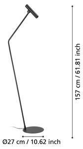 Eglo 900909 - LED Лампион ALMUDAINA LED/5W/230V 3000K черен