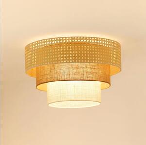 Brilagi таванно осветително тяло CEDAR LUNETA 1xE27/15W/230V пр. 45 ратан/кафяво