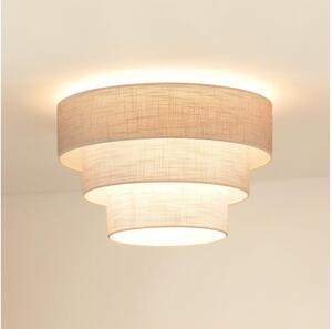 Brilagi - Плафон ALASKA LUNETA 1xE27/15W/230V Ø 45 см сив/кремав