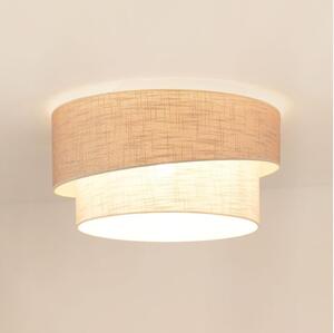 Brilagi - Плафон DOVER SHINE 1xE27/15W/230V Ø 50 см сив/кремав