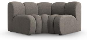 Тъмносив шенилов модул за диван (променлив) Lupine – Micadoni