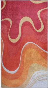 Червен и оранжев килим подходящ за пране 60x100 cm Colors of Joy – Vitaus