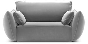 Светлосиво кадифено кресло Vanda – Mazzini Sofas