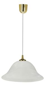 Пендел VERA 1xE27/60W/230V златист/бял
