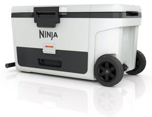 Хладилна кутия Ninja FrostVault FB265EUUKWH, 61.5 л, Пасивна, 97 кена, Поддържа лед до 6 дни, Сухо отделение, Колела, Бял