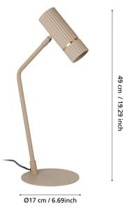 Eglo 901154 - LED Настолна лампа CAMINIA 1xGU10/5W/230V 3000K бежов