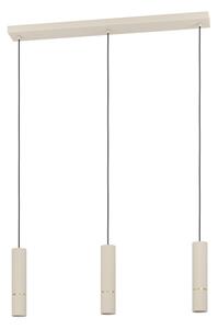 Eglo 901152 - LED Пендел CAMINIA 3xGU10/5W/230V 3000K бежов