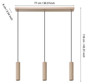 Eglo 901152 - LED Пендел CAMINIA 3xGU10/5W/230V 3000K бежов