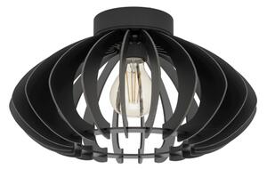 Eglo 900999 - Плафон COSSANO 1xE27/40W/230V Ø 38 см черен
