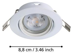 Eglo 901756 - К-кт 3x LED Лампа за окачен таван FAVAZZINA 1xGU10/4W/230V бял