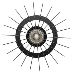 Eglo 900999 - Плафон COSSANO 1xE27/40W/230V Ø 38 см черен