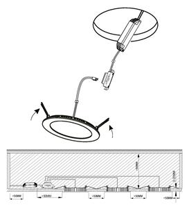 Eglo 98635 - Комплект от 3 енергоспестяващи LED осветителни тела за баня FUEVA, 2,8 W, 230 V, IP44, хром