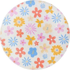 Детски килим подходящ за пране ø100 cm Joyfull Garden – Vitaus