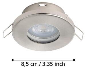 Eglo 901761 - К-кт 3xLED Лампа за баня FAVAZZINA 1xGU10/4W/230V IP44 хром