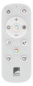 Eglo 901456-LED Димируема лампа за баня ROVITO-R 17,6W/230V 39x39 см IP44 черен + д.у
