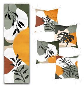 Комплект възгалвници за сядане и тишлайфер 5 бр. Illustrated Autumn – Mila Home