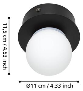 Eglo 900659 - LED Плафон за баня MOSIANO LED/3,3W/230V IP44 черен