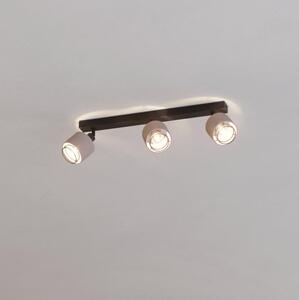 Eglo 43658 - Аплик ROSLEY 3xE14/40W/230V черен/бежов