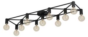 Eglo 43722 - Плафон SPEKE 11xE27/40W/230V черен