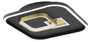 Eglo 901245 - LED таванно осветително тяло TIRIOLO LED/16,2W/230V+LED/9,2W черно/златно