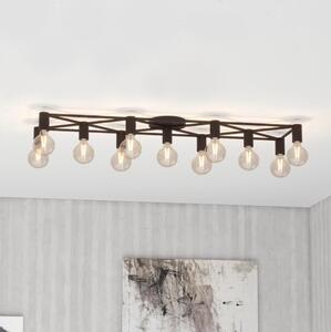 Eglo 43722 - Плафон SPEKE 11xE27/40W/230V черен