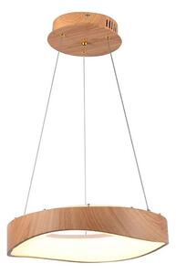 LED Пендел LED/18W/230V 3000K ø 40 см кафяв