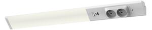 LED лампа за под кухненски шкаф с чекмеджета и USB портове LED/18W/230V 4000K сребрист