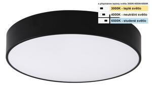 Top Light - LED Плафон за баня PETAL LED/24W/230V IP44 Ø 35 см черен