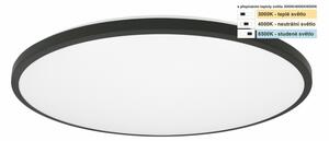 Top Light - LED Плафон за баня ONYX LED/24W/230V IP44 Ø 39 см черен