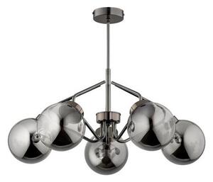 Висящ полилей BARSUM 5xE14/10W/230V сив