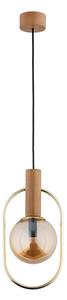 Пендел MUFI 1xE14/10W/230V златист/бежов