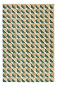 Жълто-зелен килим 120x170 cm Carlos Circle Geo – Flair Rugs